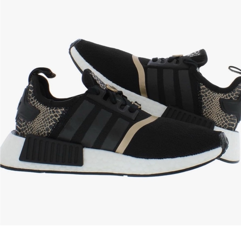 adidas Black and Gold Athletic Shoes